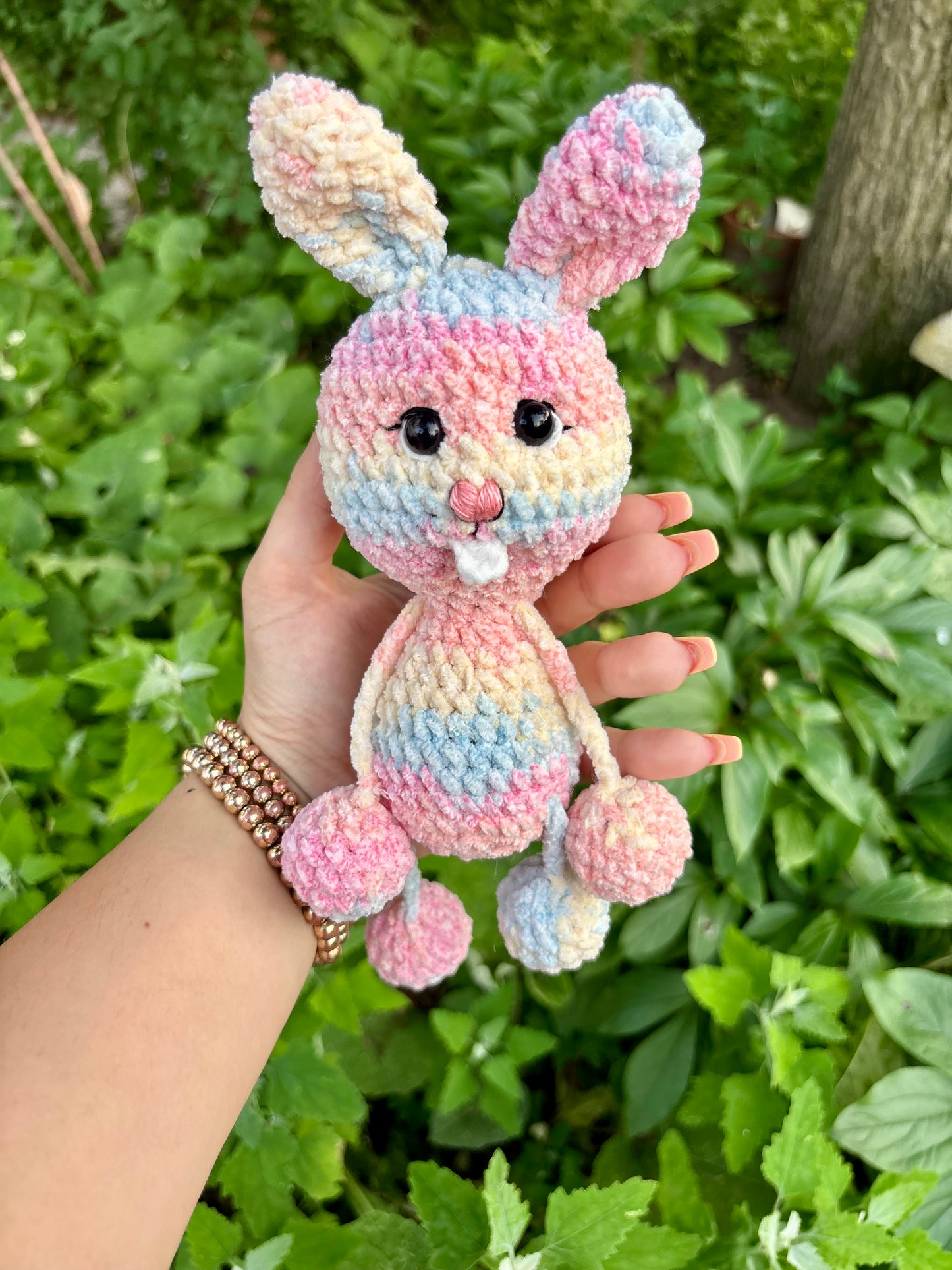 Rainbow Bunny Fidget Plushie