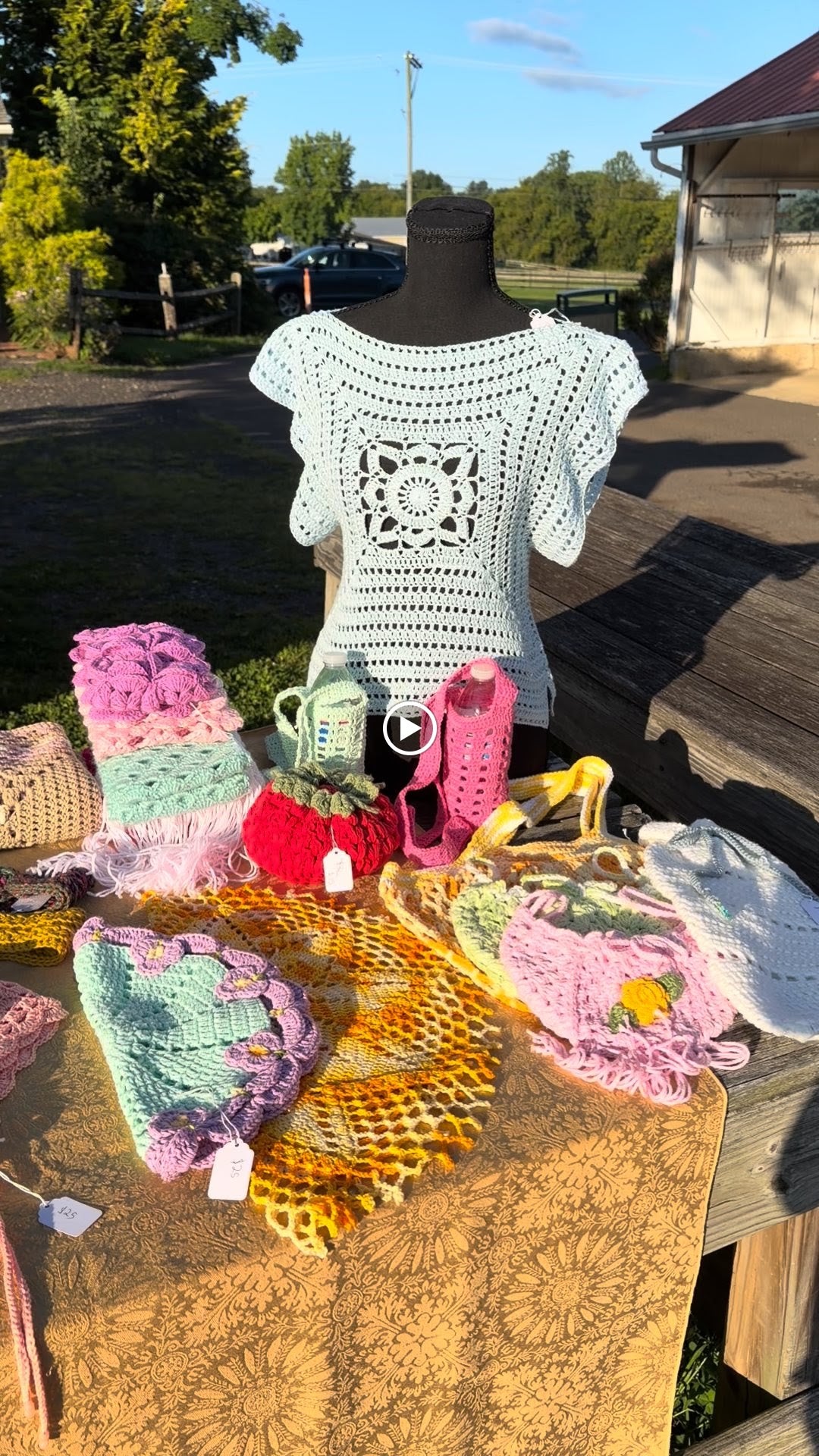Crochet Lace Top handmade crochet product view 1